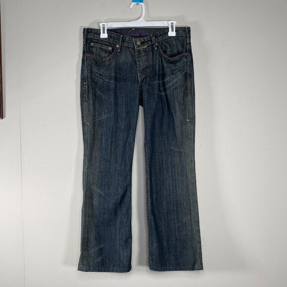 Vintage Levi's Black Star Bootcut Denim Jeans Men's 32 x 28 Blue Japan VTG